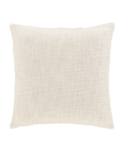 J Queen New York All That Glitters Decorative Pillow, 20" X 20" In Winter White
