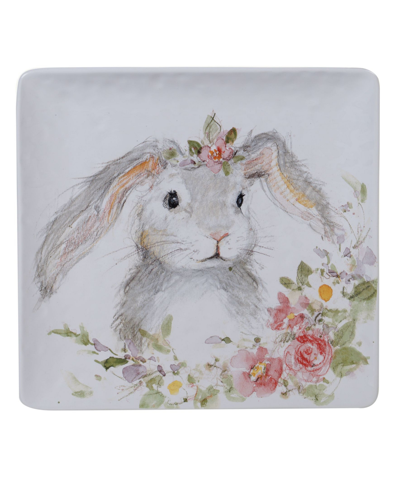 CERTIFIED INTERNATIONAL SWEET BUNNY SQUARE PLATTER