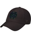 Top Of The World Men's  Charcoal Notre Dame Fighting Irish Staple Adjustable Hat In Charcoal