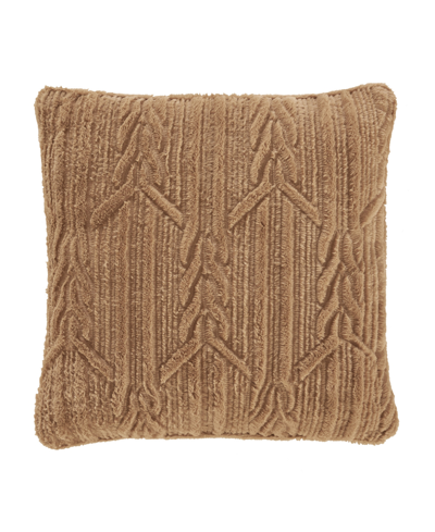 J Queen New York Cava Decorative Pillow, 20" X 20" In Gold