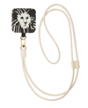 Anne Klein Women's Ivory Polyurethane Leather Crossbody Iphone Cord In Ivory