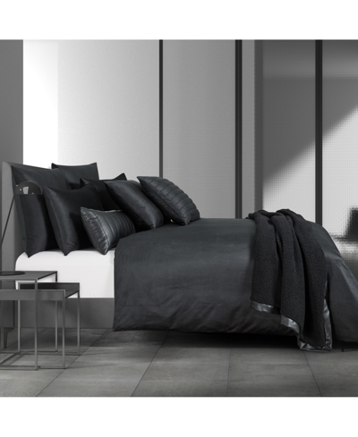 Oscar Oliver Valencia Duvet Cover 3-pc. Set, King/california King In Black