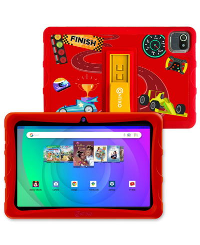 Contixo K103a Kids Tablet 80 Disney E-books Hd 10" 64gb, 4gb Ram, Octa-core 2.0ghz Cpu Android Tablets, Dual In Red