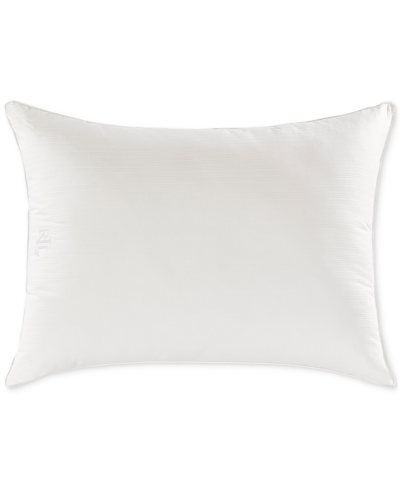 Ralph Lauren Won't Go Flat Foam Core Firm Density Down Alternative Pillow, King In White
