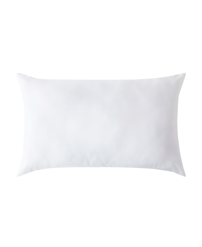 J Queen New York Royalty Lumbar Down Alternative Decorative Pillow Stuffer, 17" X 27" In White