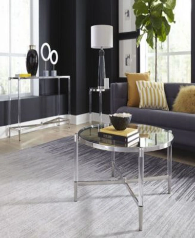 Macy's Furniture Marilyn Living Room Collection In Clear Glass And Acrylic