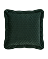 J QUEEN NEW YORK MARISSA SQUARE QUILTED DECORATIVE PILLOW, 18"