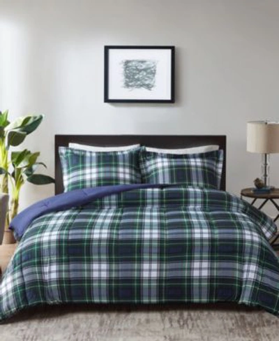 Madison Park Essentials Parkston Reversible Comforter Sets In Navy