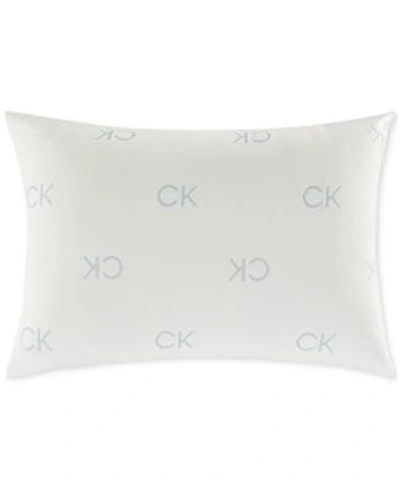 Calvin Klein Cooling Knit Pillows In Blue