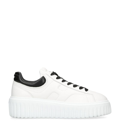 HOGAN LEATHER ALLACIATO SNEAKERS