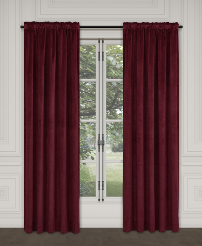J Queen New York Townsend Window Panel 50" X 96" In Red