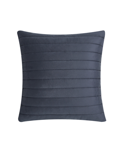 Oscar Oliver Valencia Quilted Decorative Pillow, 20" X 20" In Navy
