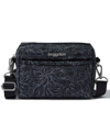 Baggallini Rfid Memento Crossbody Bag In Midnight Blossom Print- Polyester