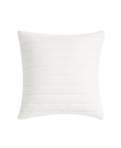 Oscar Oliver Valencia Quilted Decorative Pillow, 20" X 20" In Cream