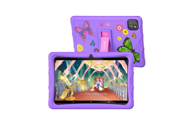 Contixo K103a Kids Tablet 80 Disney E-books Hd 10" 64gb, 4gb Ram, Octa-core 2.0ghz Cpu Android Tablets, Dual In Purple