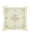 J Queen New York Noelle Decorative Pillow, 18" X 18" In Winter White