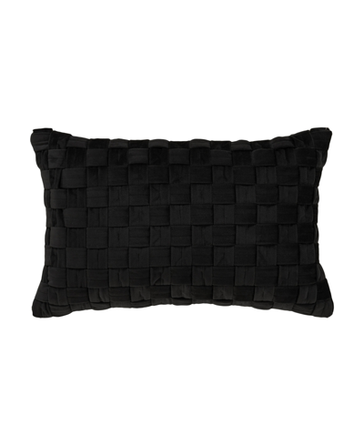 J Queen New York Cipriana Boudoir Decorative Pillow, 14" X 20" In Black