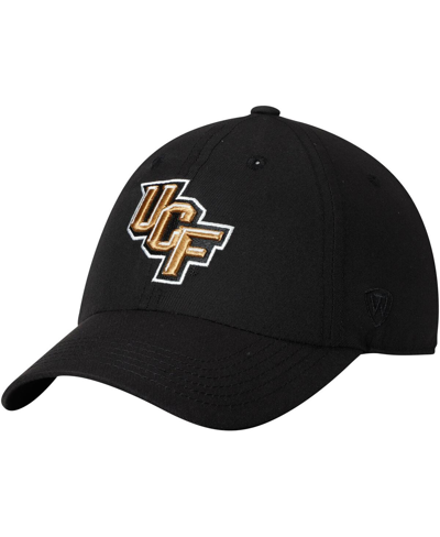 Top Of The World Men's  Black Ucf Knights Primary Logo Staple Adjustable Hat