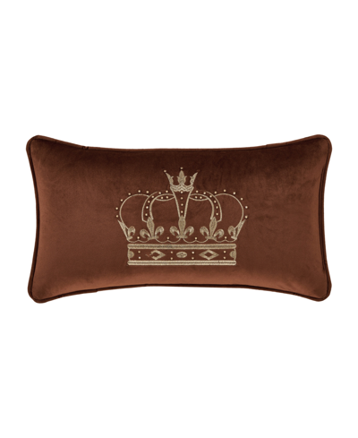 J QUEEN NEW YORK TOWNSEND CROWN BOUDOIR DECORATIVE PILLOW, 15" X 20"