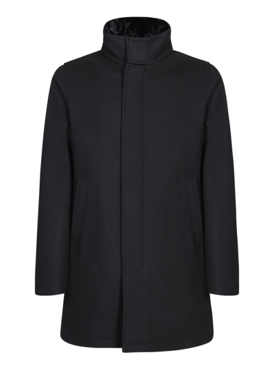 Herno Three-quarter Coats In Black