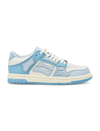 Amiri Blue & Off-white Skel-top Sneakers In Light Blue