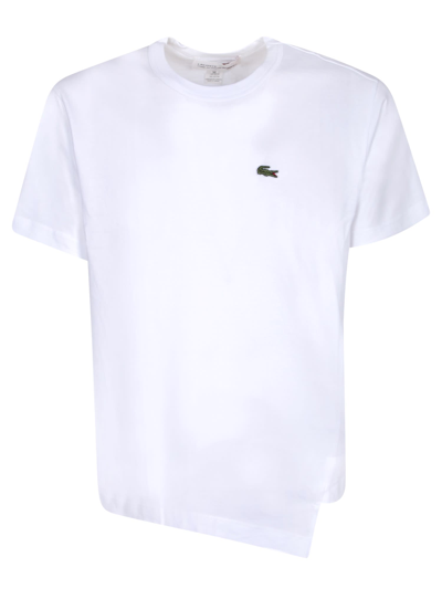 Comme Des Garçons Shirt Asymmetric White T-shirt