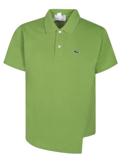 Comme Des Garçons Shirt Boss Asymmetric Green Polo Shirt