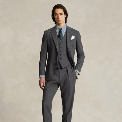 Ralph Lauren Polo Lightweight Wool 3-piece Suit In Medium Grey