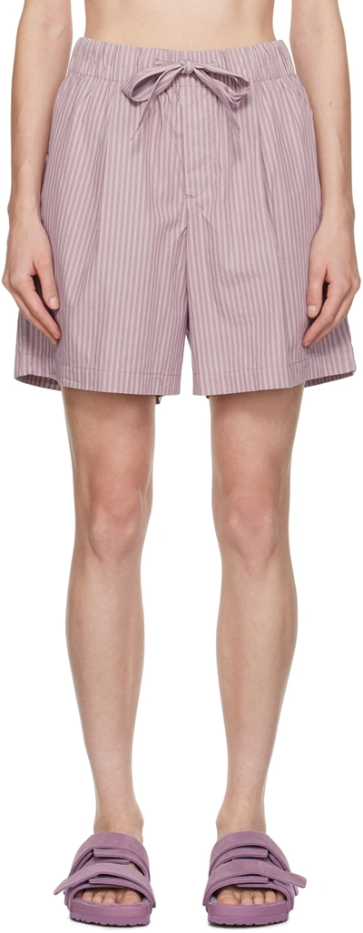 Tekla Poplin Pyjamas Shorts In Cream