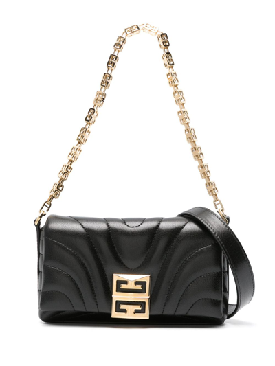 Givenchy Black 4g Leather Shoulder Bag