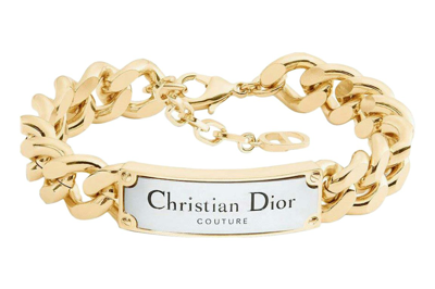 Pre-owned Dior Bracelet Couture Silver/gold