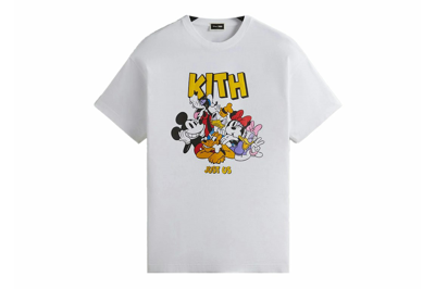 Pre-owned Kith X Disney Mickey & Friends It's All Love Vintage Tee White In White Ph
