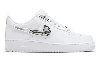 Pre-owned Nike Air Force 1 Low '07 Prm 2 Molten Metal In White/black/white