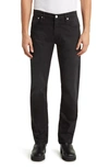 Frame Mens Vortex The Modern Straight-leg Faded-was Denim Jeans In Black