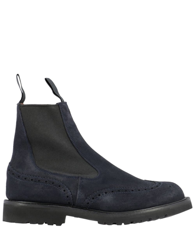 Tricker's "silvia" Ankle Boots In Blue