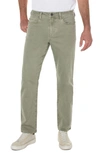 Liverpool Los Angeles Kingston Modern Slim Straight Fit Jeans In Abbey Stone