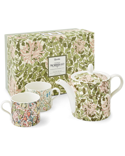 Spode Morris & Co. Teapot Set For Two In Multi