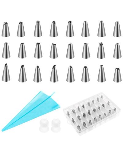 Fresh Fab Finds 24pc Cake Decorating Supplies Kit In Beige