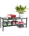 Fresh Fab Finds Bamboo 2-tier Shoe Rack