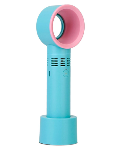 Fresh Fab Finds Rechargeable Blue Bladeless Fan