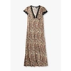 Rixo London Leopard Brown