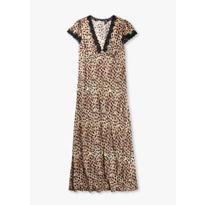 Rixo London Leopard Brown In Multicolor