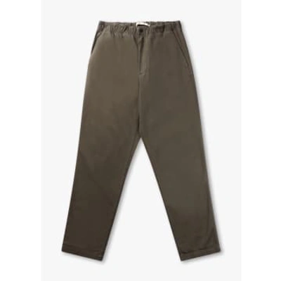 Norse Projects Nprojects Ezra Relaxed Stretch Twill Trousers In Green