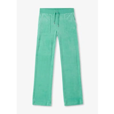 Juicy Couture Womens Del Ray Track Pant In Marine Green In Blue