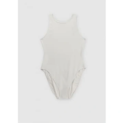 It's Now Cool Womens Bodysuit One Piece Swimsuit In White
