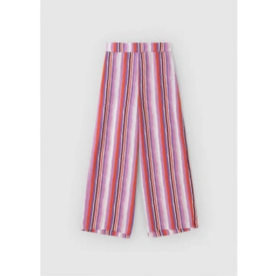 Iblues Womens Mazza Trousers In Rosa Orchidea In Pink