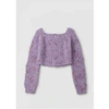 FREE PEOPLE WOMENS SUNSET CLOUD JUMPER IN VIOLET GLOW COMBO