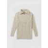 FREE PEOPLE WOMENS DRIFTWOOD CABLE KNIT JUMPER IN IVORY