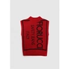 FIORUCCI WOMENS SAFETY KNIT SWEATER VEST IN RED