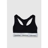 CALVIN KLEIN WOMENS UNDERWEAR MODERN COTTON RACERBACK BRALETTE IN BLACK